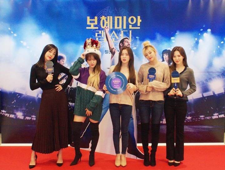 보헤미안 랩소디 관람하고 퇴근하는 레드벨벳 | 인스티즈