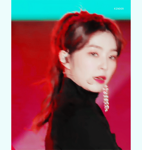 블랙과 레드가 잘 어울리는 아이린.gif | 인스티즈