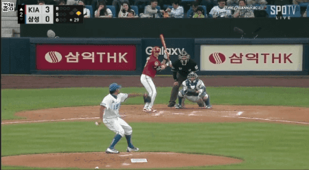 오늘자 이호신 홈런.gif | 인스티즈