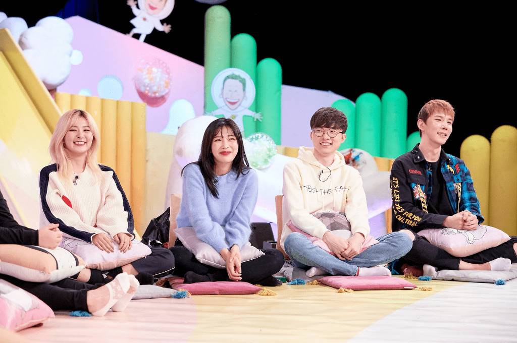 레드벨벳과 안녕하세요 촬영한 페이커가 즐거운이유.jpg | 인스티즈