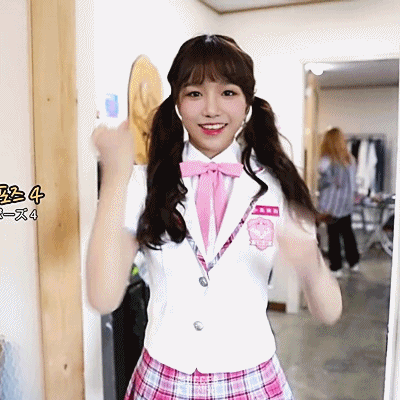 [아이즈원] 유리의 광고포즈타임.gif | 인스티즈