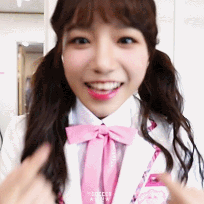 [아이즈원] 유리의 광고포즈타임.gif | 인스티즈