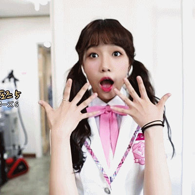 [아이즈원] 유리의 광고포즈타임.gif | 인스티즈