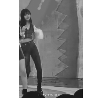 오마이걸 유아 엠카 직캠 움짤 흑백버젼.gif | 인스티즈