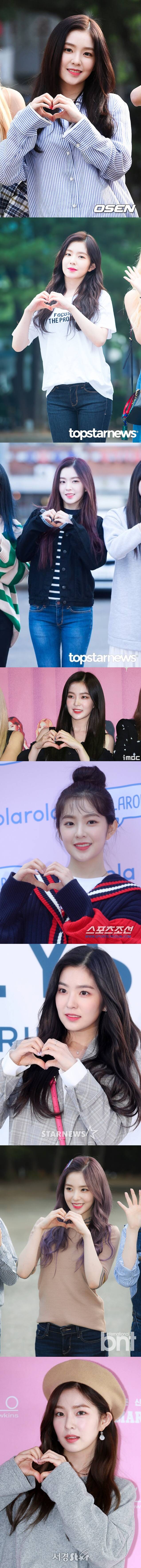 레드벨벳 아이린이 손가락 하트 안하는 이유.jpg | 인스티즈