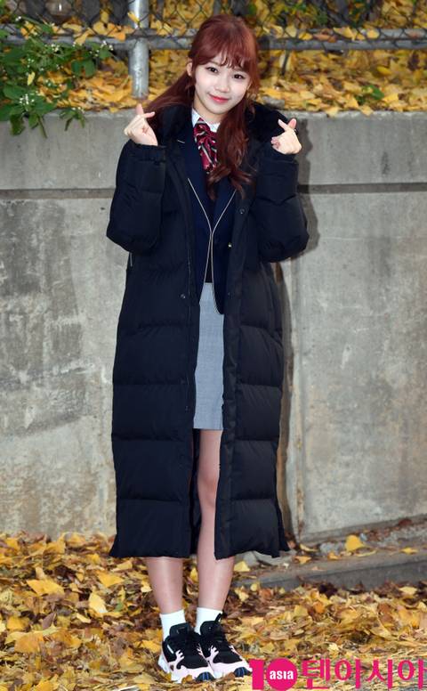 아이즈원) 수능보는 학교 앞에서 김채원 (feat. 꾸라&amp;광배) | 인스티즈