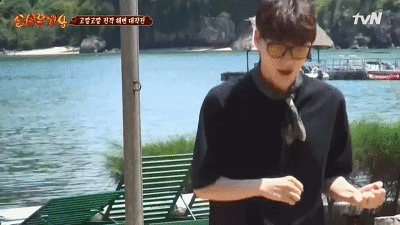 [신서유기6] 마스크 쓰고 춤추는 안재현.jpgif | 인스티즈