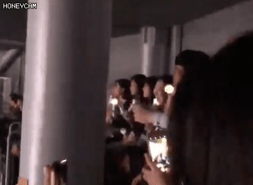 아이유 콘서트 열심히 관람하는 성덕 트와이스 임나연.gif | 인스티즈