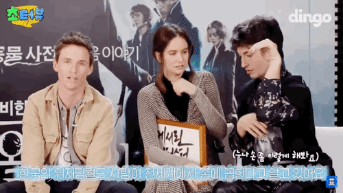 에즈라 밀러의 하트를 사실은 눈여겨 봤던 에디 레드메인.gif (신동사2 배우들) | 인스티즈