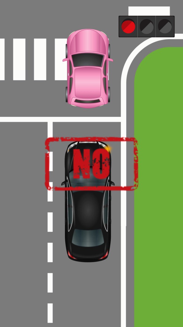 우회전 한다해도 빨간불에 움직이면 무조건 벌금 | 인스티즈