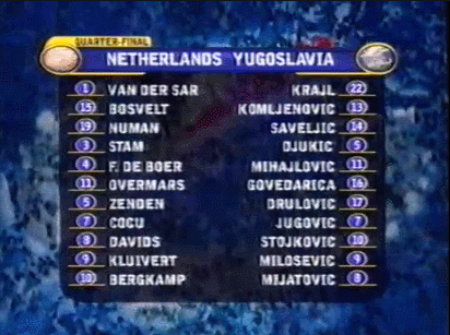 유로2000 네덜란드 vs 유고슬라비아.gif | 인스티즈