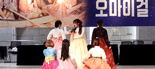 오마이걸 한복.gif | 인스티즈