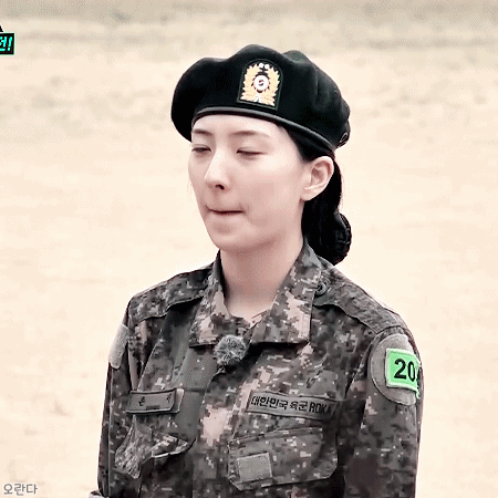 181124 진짜사나이 우주소녀 은서.gif | 인스티즈