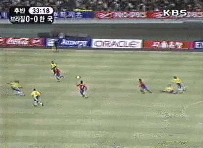 1999 나이키 초청경기 대한민국 vs 브라질.gif | 인스티즈