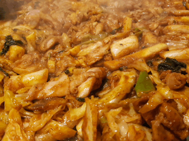 철판닭갈비 움짤 | 인스티즈