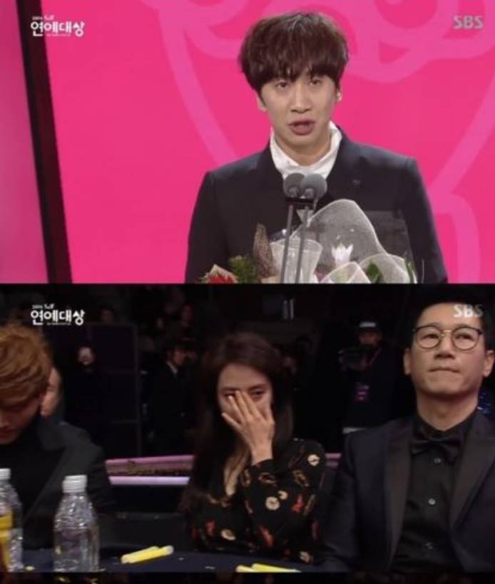 SBS 연예대상 최우수상 이광수 수상소감 | 인스티즈
