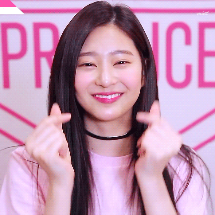 프듀48 내꺼야 클로즈업 김민주.gif | 인스티즈