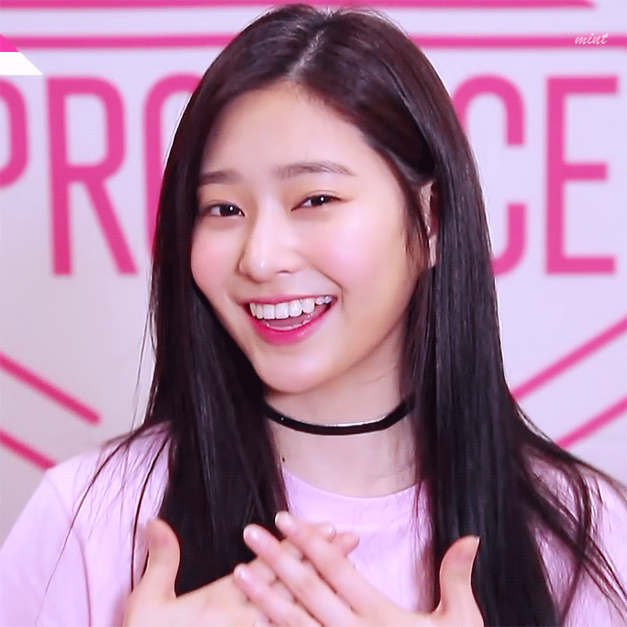 프듀48 내꺼야 클로즈업 김민주.gif | 인스티즈