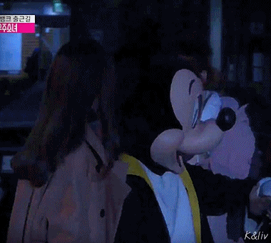 미키마우스 챙기는 우주소녀 은서 gif | 인스티즈