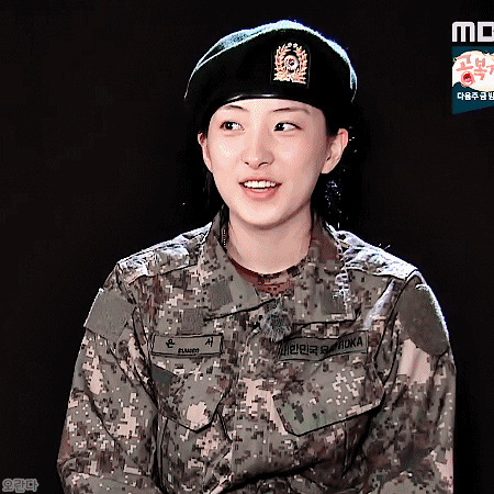 181130 진짜사나이 우주소녀 은서.gif | 인스티즈