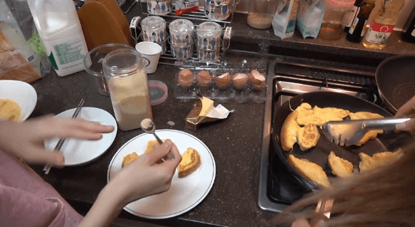 아이즈원) 꾸라의 토스트 만들기~ | 인스티즈