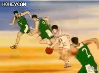  (슬램더크)상대팀이랑 같은팀 모두 털어버리는 서태웅.GIF | 인스티즈