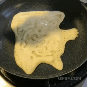 팬케이크 아트.gif | 인스티즈