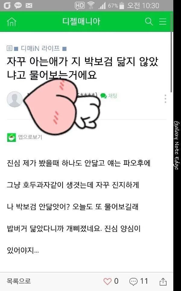 자꾸 아는애가 지 박보검 닮지 않았냐고 물어보는거에요 | 인스티즈