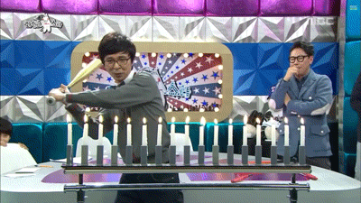 촛불 끄는 다양한 방법.gif | 인스티즈