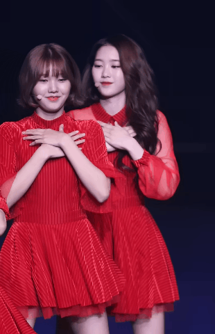오마이걸 미미&amp;지호.gif | 인스티즈