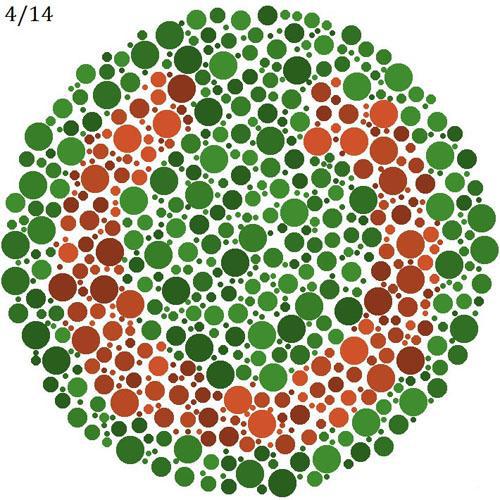 적녹색약 테스트 : 녹색 바탕의 붉은 고리가 끊어진 부분을 찾으시오 | 인스티즈