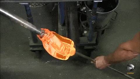 [유리공예] 손대는 순간 골로 가겠지만 만져보고 싶은 유리 제조 과정.gif | 인스티즈