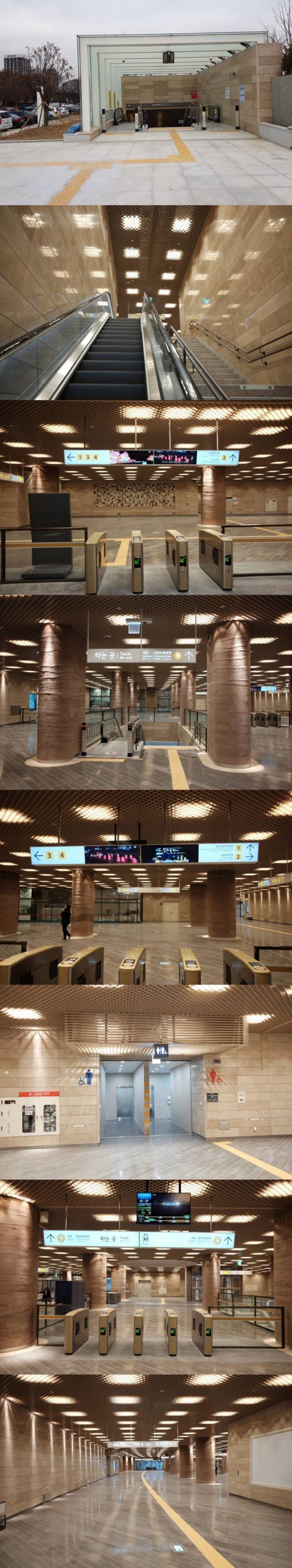 새로 개통한 지하철 9호선 한성 백제역 인테리어 수준.jpg | 인스티즈