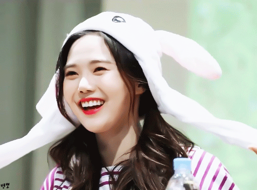 오마이걸 토끼 모자.gif | 인스티즈