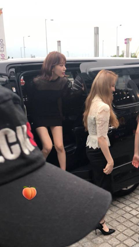 아이즈원) 차에서 내리는 미야와키 | 인스티즈