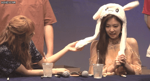 블랙핑크 제니 토끼.GIF | 인스티즈