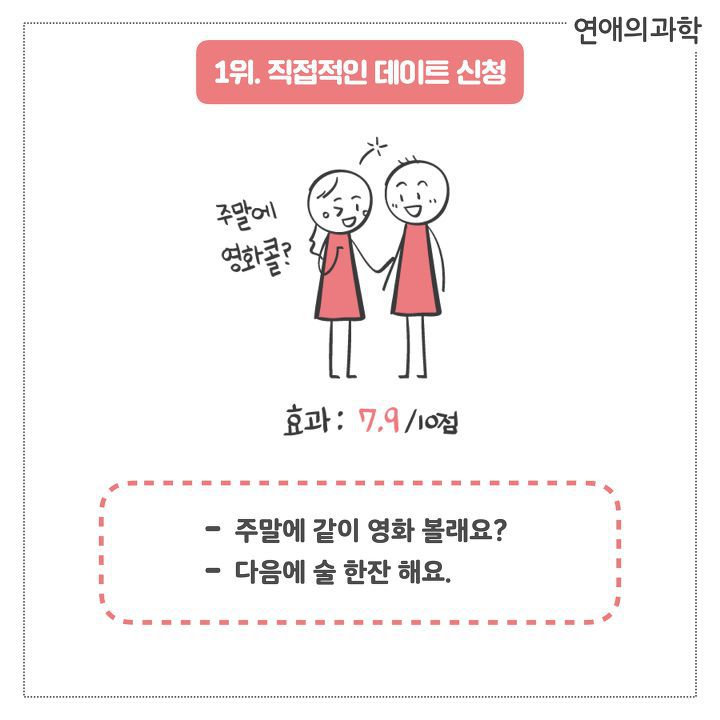 남자에게 대쉬할 때 효과적인 작업 멘트 TOP 10 | 인스티즈