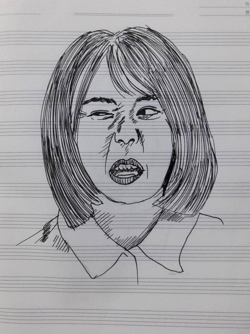 금손이 그린 아이즈원 멤버들.jpg | 인스티즈