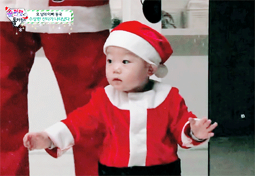 크리스마스 기념 산타복 입은 대박이.jpgif | 인스티즈