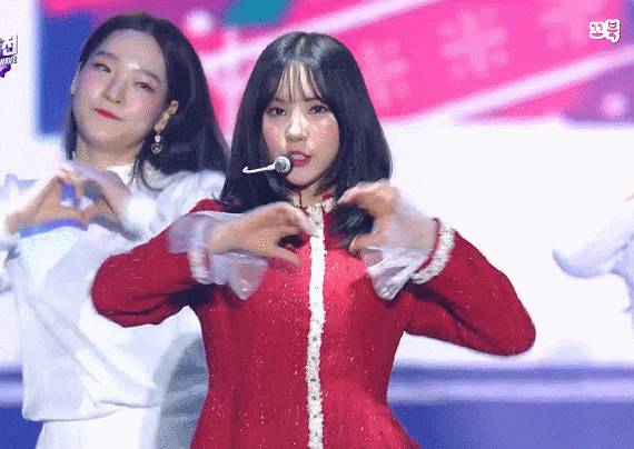 2018 SBS 가요대전 여자친구 - 겨울겨울해.gif | 인스티즈