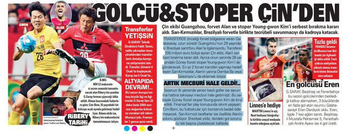 광저우 헝다 김영권 영입을 원하는 터키 갈라타사라이 | 인스티즈