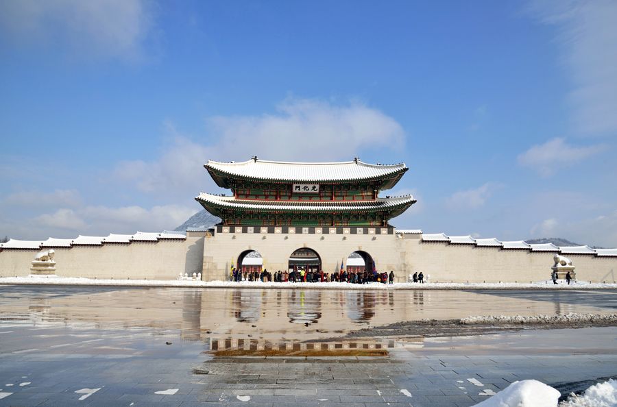 눈내린 고궁 사진 | 인스티즈