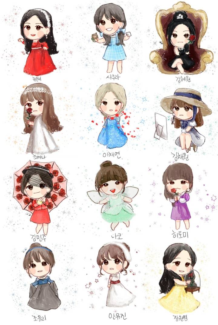 아이즈원 팬아트 | 인스티즈