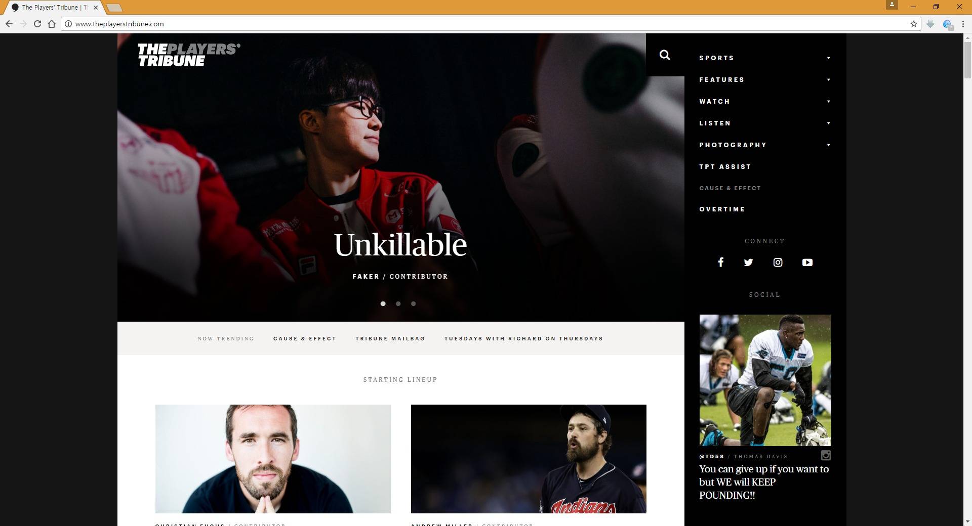 페이커 플레이어스 트리뷴 기고문 번역 | 인스티즈