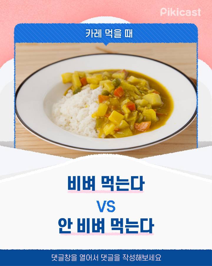 카레 먹을 때 비벼먹는다v안비벼먹는다 | 인스티즈