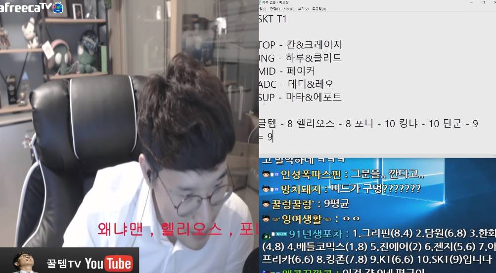 이적 시장 이뤄지고 난 뒤 클템,포니,장민철,단군,헬리오스의 팀 평가점수 | 인스티즈