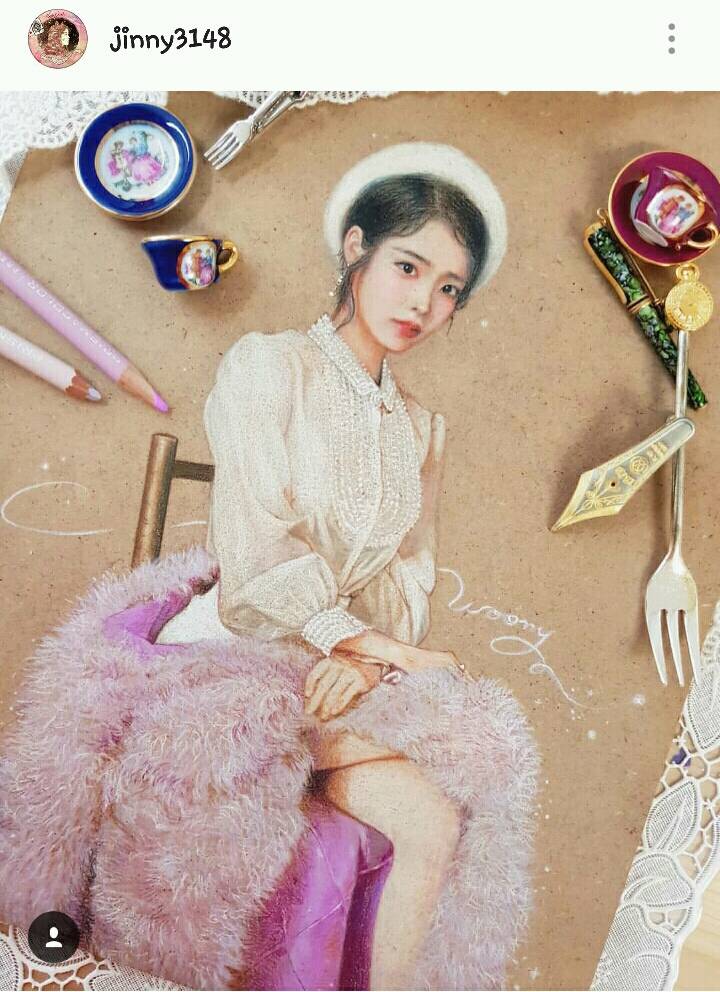 아이유 팬아트ㅠㅠ 퀄ㄷㄷ | 인스티즈