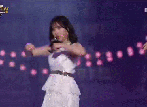 MBC 연기대상 여자친구 밤.gif | 인스티즈