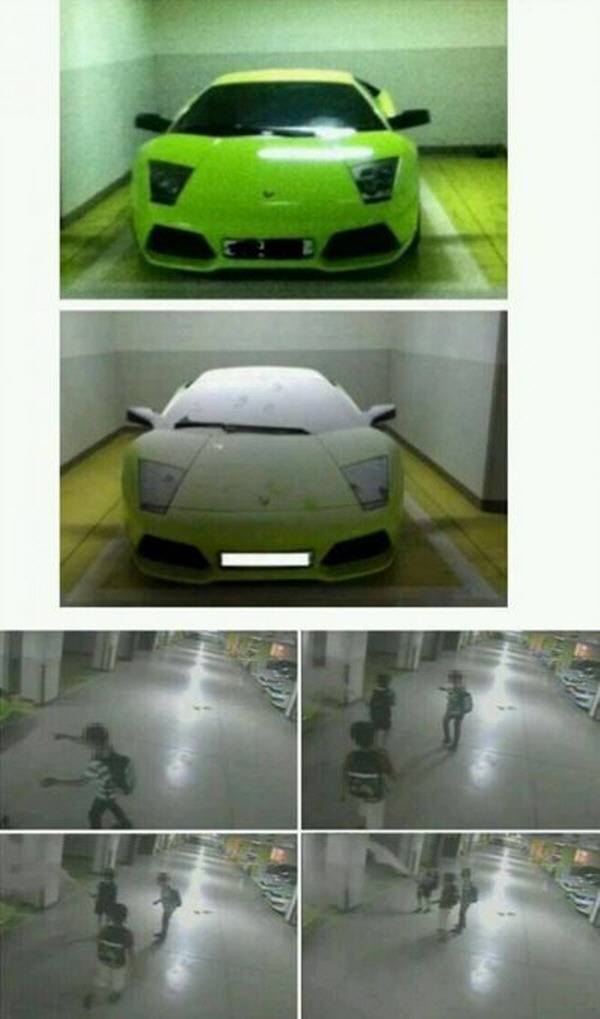 차에 소화기 뿌림 | 인스티즈