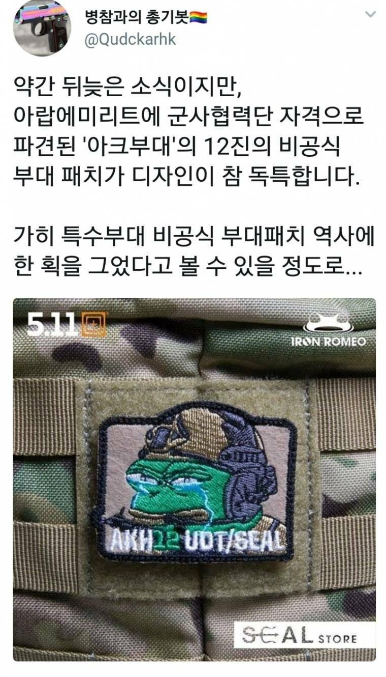 한국군 역대급 부대패치 등장 | 인스티즈
